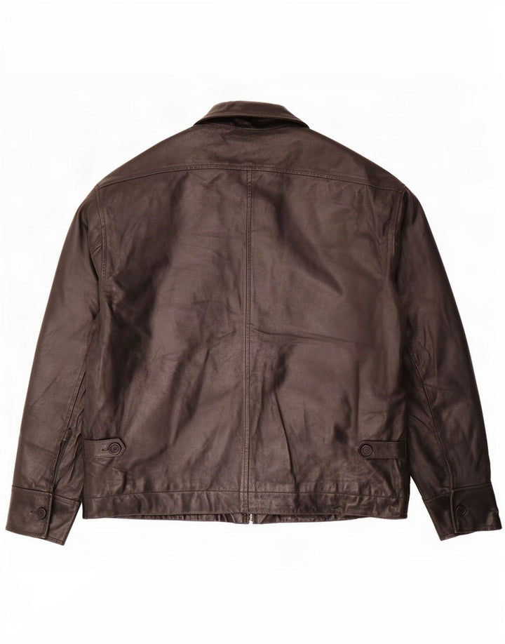 Мужская кожаная куртка Paul Smith UK 42 XL черная