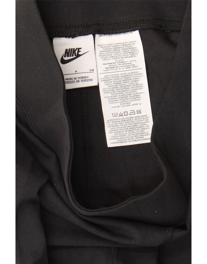 Женские леггинсы с рисунком Nike UK 10, маленькие черные хлопковые