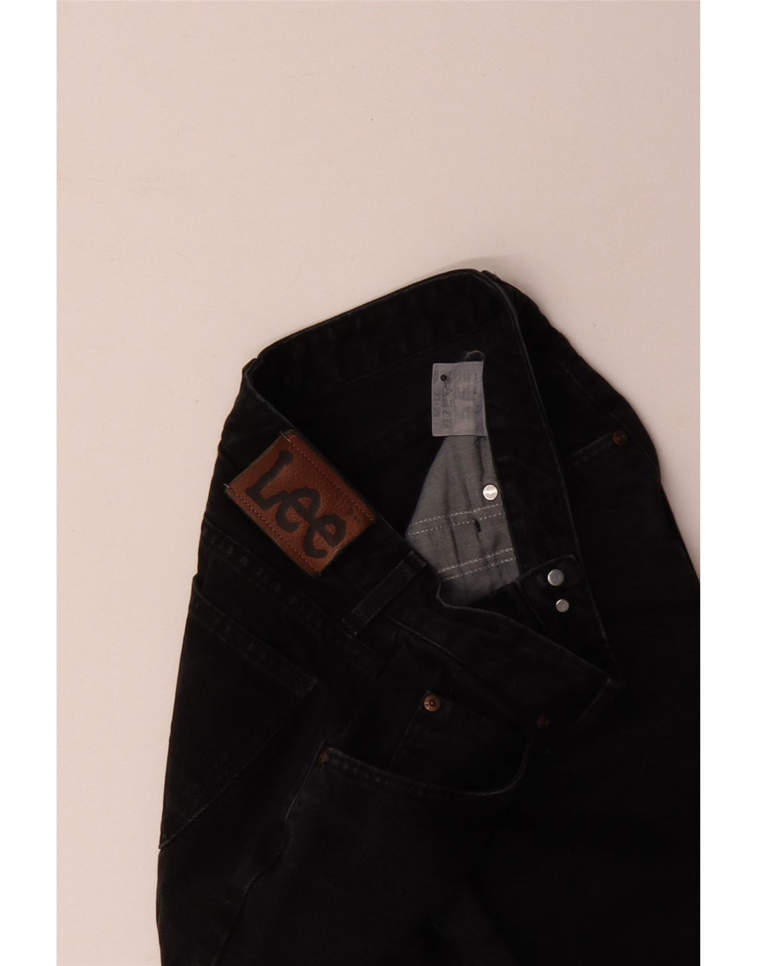 Женские прямые джинсы Lee W29 L26, черный хлопок