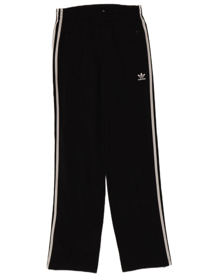 Женские спортивные брюки Adidas UK 8, маленькие черные из полиэстера