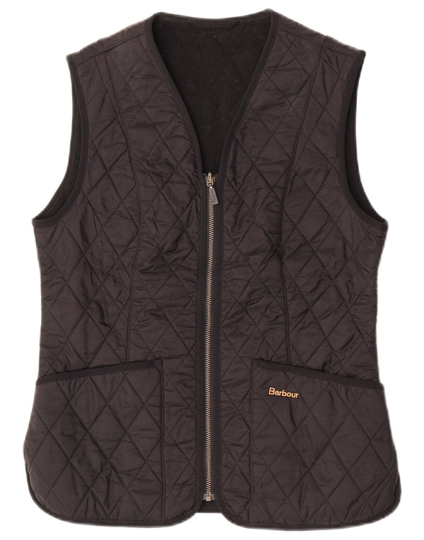 Женский стеганый жилет Barbour UK 10, маленький черный из полиамида