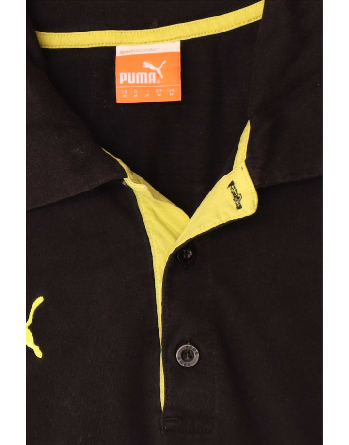Мужская рубашка поло Puma BVB Dortmund, средний черный