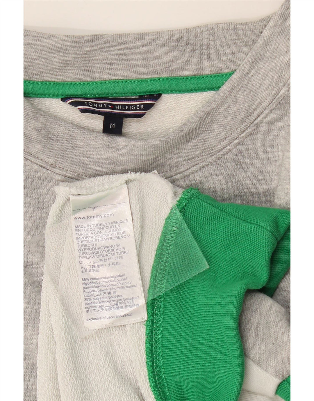 Женский свитер с рисунком Tommy Hilfiger UK 14, средний, разноцветный