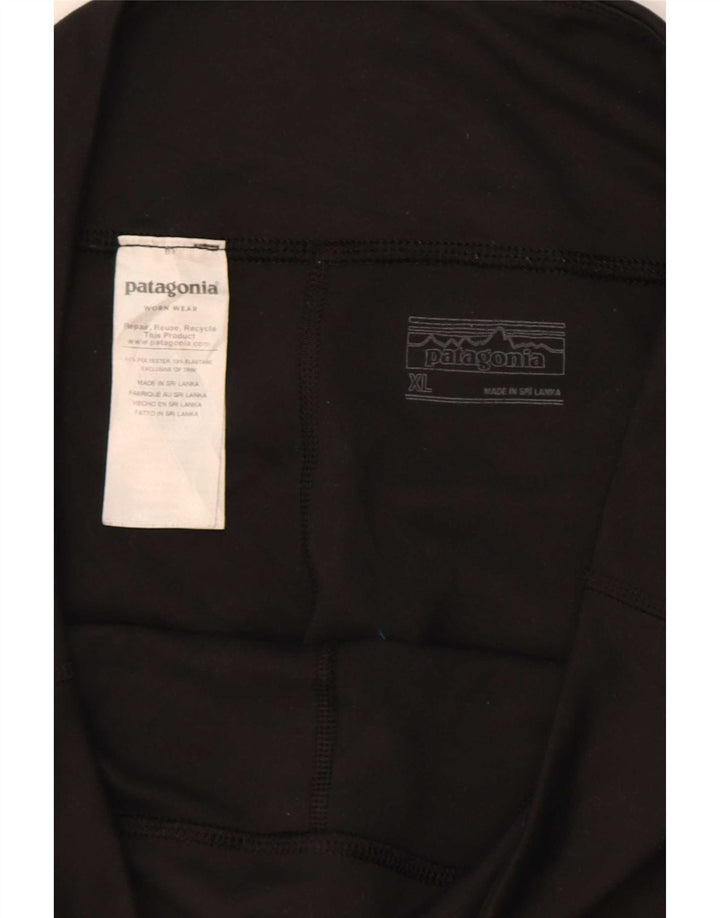 Женские леггинсы Patagonia UK 18 XL, черный полиэстер
