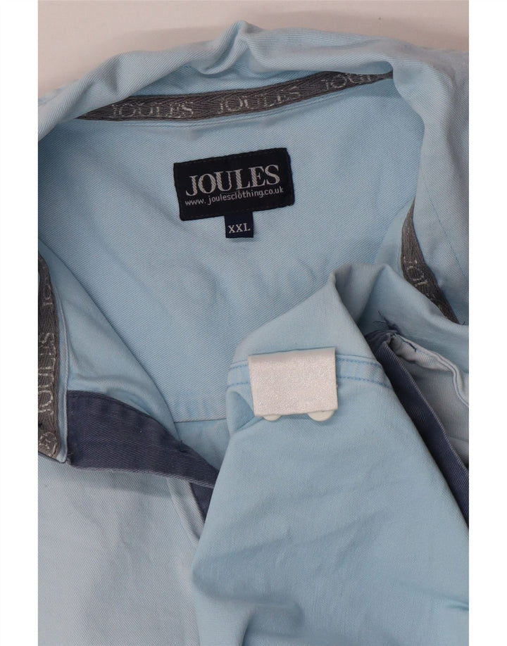 Мужская рубашка-пуловер Joules 2XL, синяя, хлопок