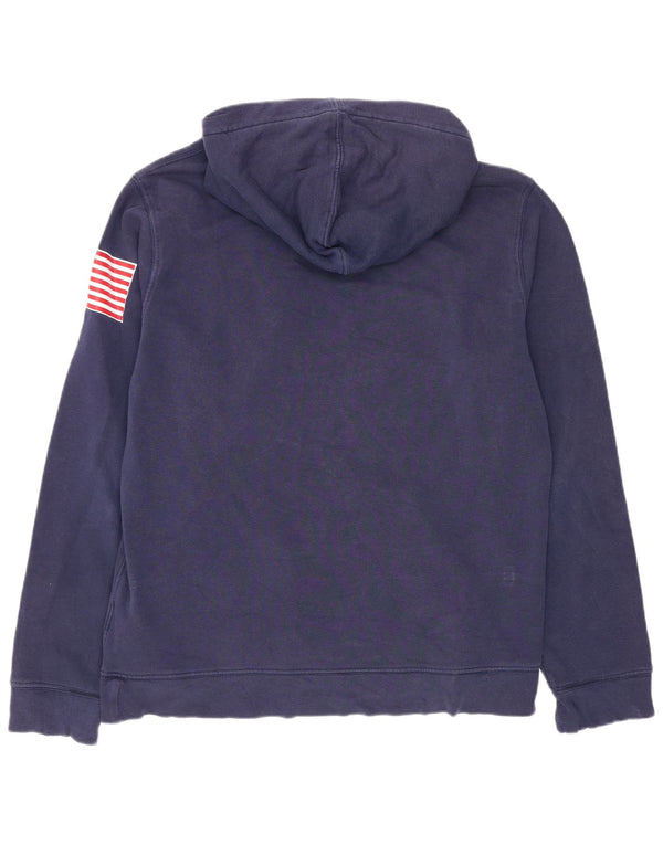 Джемпер с капюшоном Polo Ralph Lauren для мальчиков 15–16 лет, темно-синий, размер XL