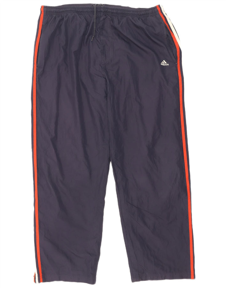 Мужские спортивные брюки Adidas XL темно-синие из полиэстера