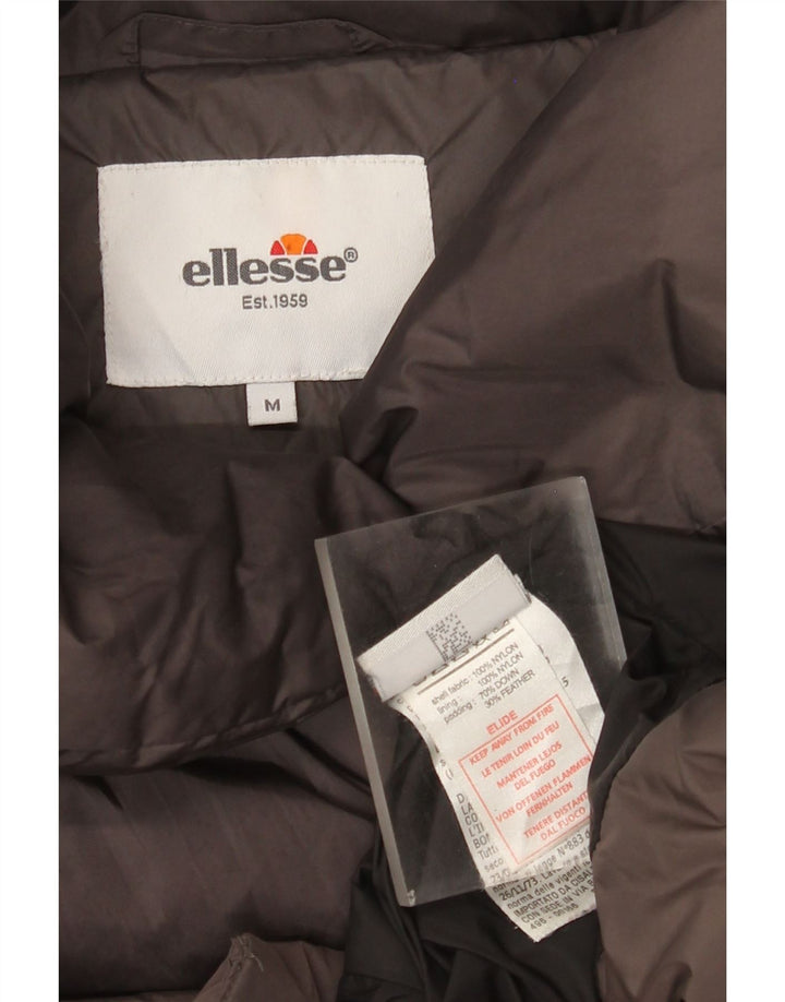 Женская стеганая куртка Ellesse UK 14, средний серый нейлон