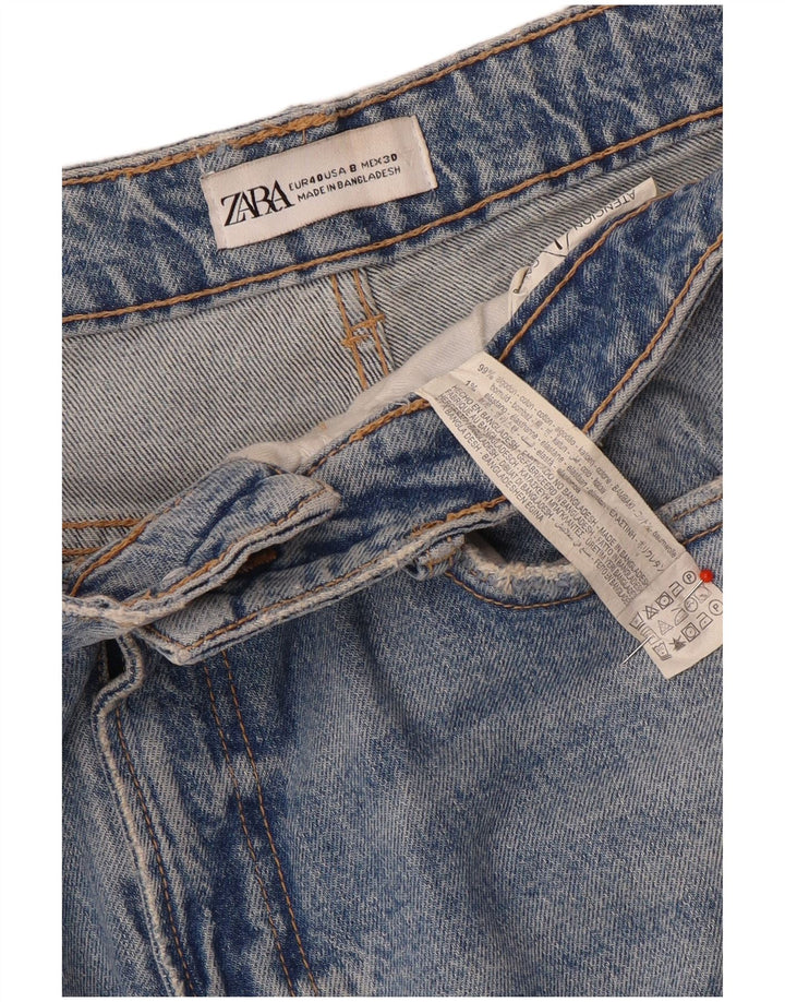 Женские зауженные джинсы Zara EU 40 Medium W30 L28 Синие, хлопок