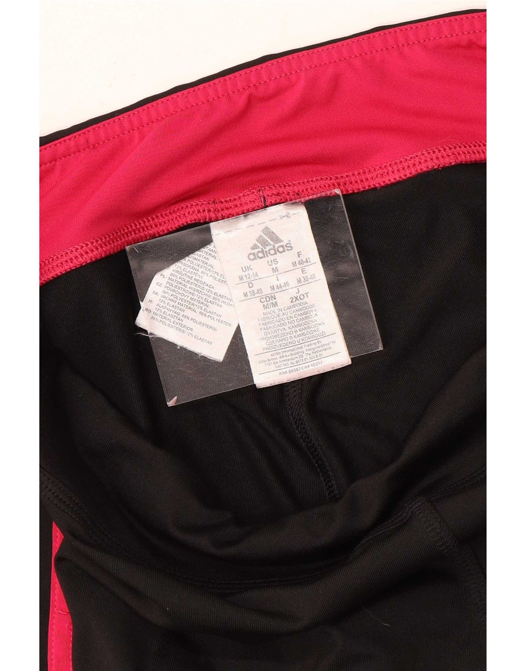 Женские леггинсы-капри Adidas Climalite UK 12/14, средний черный полиэстер