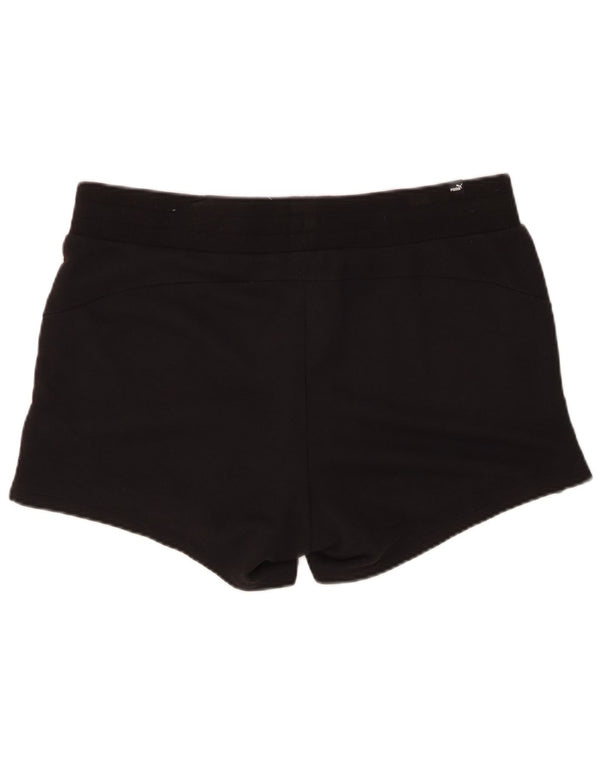 Женские спортивные шорты PUMA UK 16, большие черные, хлопковые