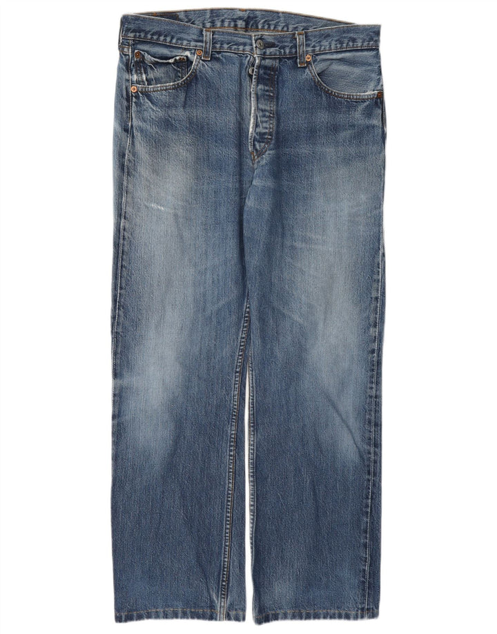Мужские прямые джинсы Levi's 501 W34 L30 синие