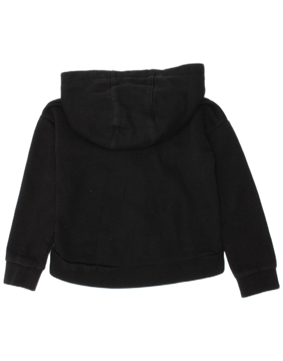 Свитер с капюшоном на молнии для девочек Nike, 4–5 лет, черный, хлопок