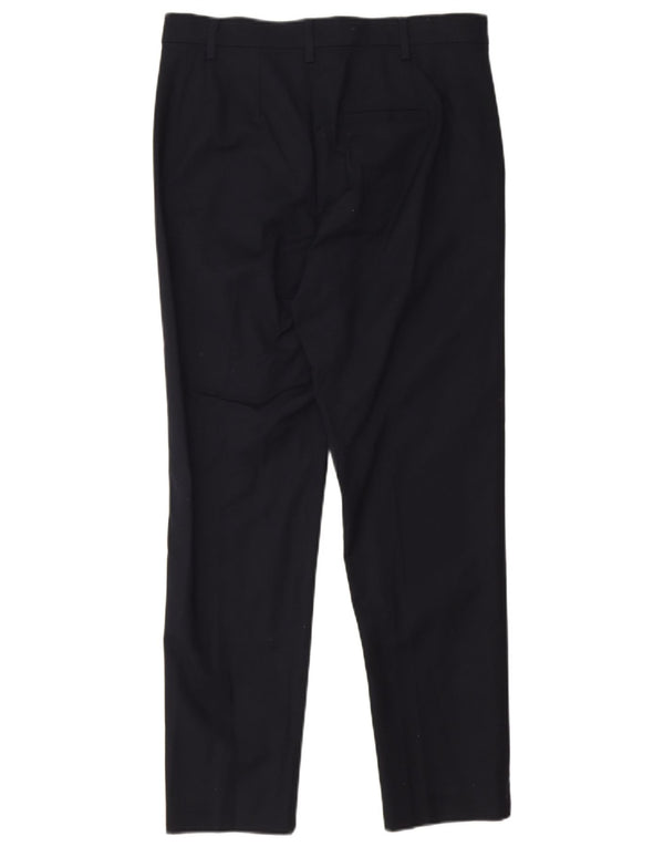 Женские узкие повседневные брюки Marks & Spencer UK 12 Medium W30 L26 Темно-синие