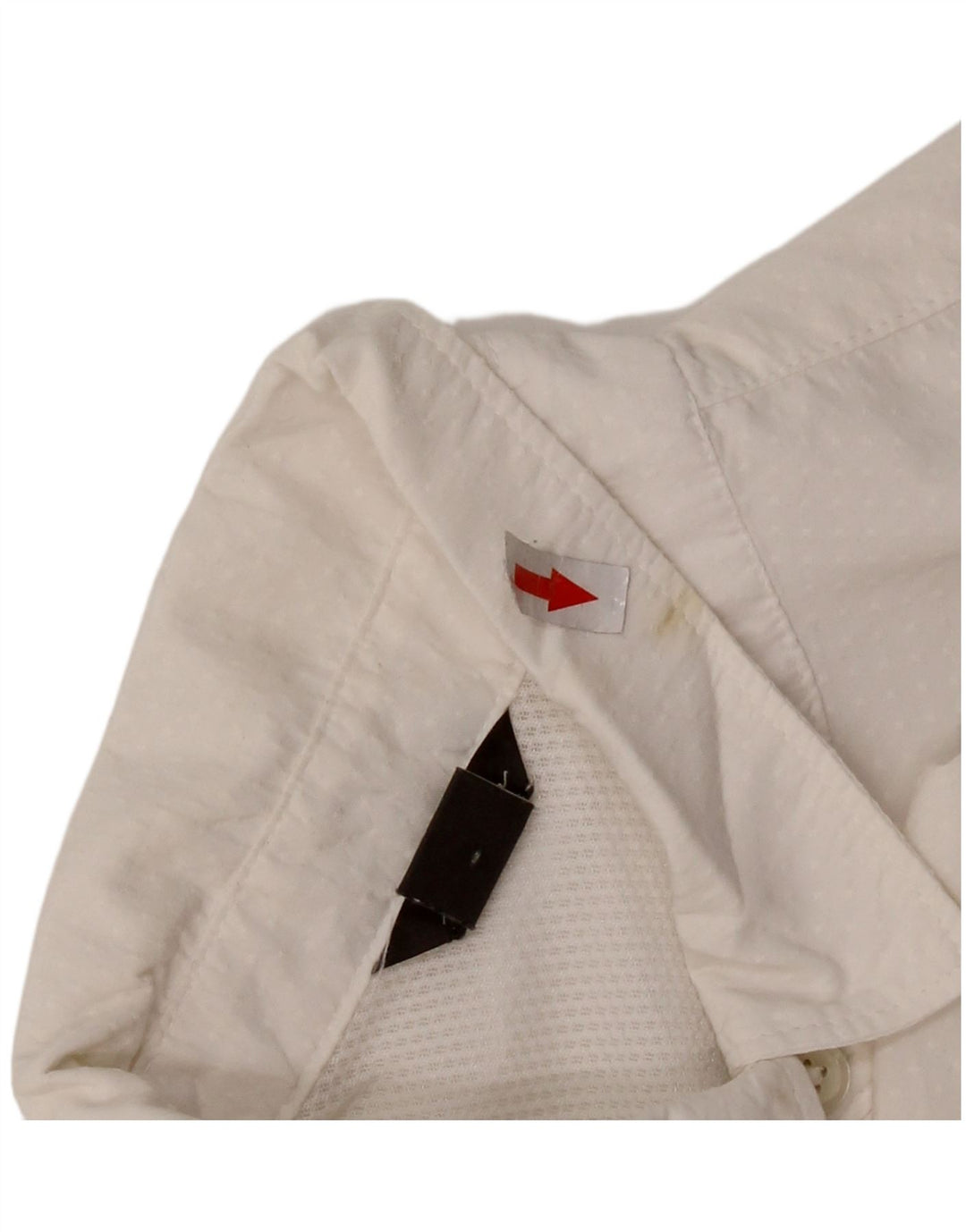 Женская блузка-рубашка EDDIE BAUER UK 10, маленькая, нейлон в белые пятна