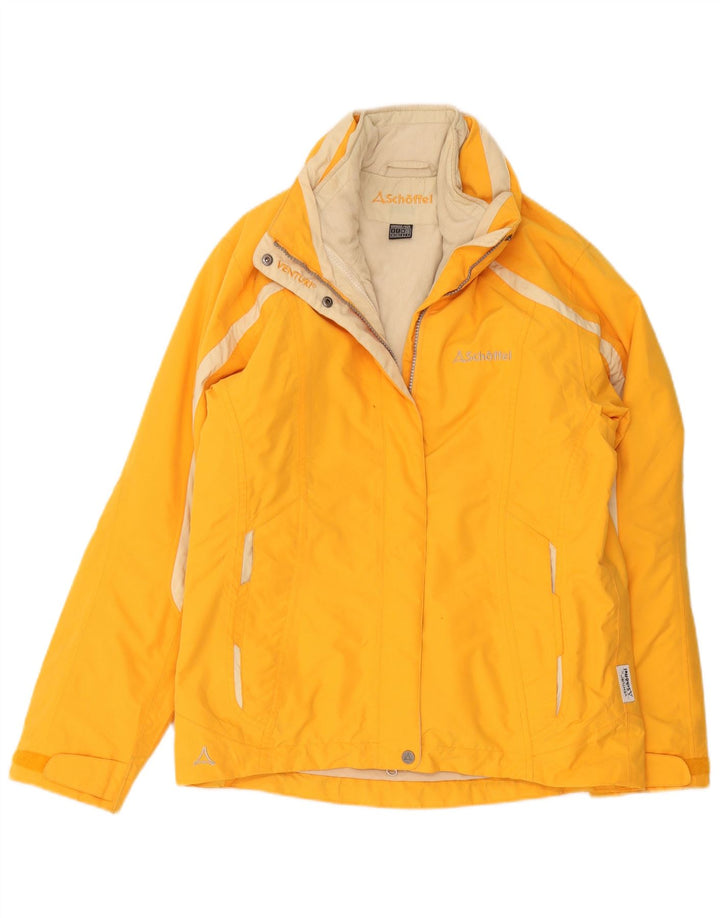 Ветровка женская Schoffel UK 8 маленькая желтая из полиэстера