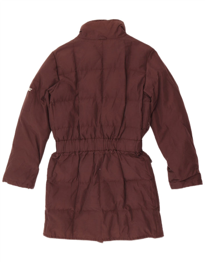 Женское стеганое пальто Woolrich UK 10, маленький коричневый хлопок