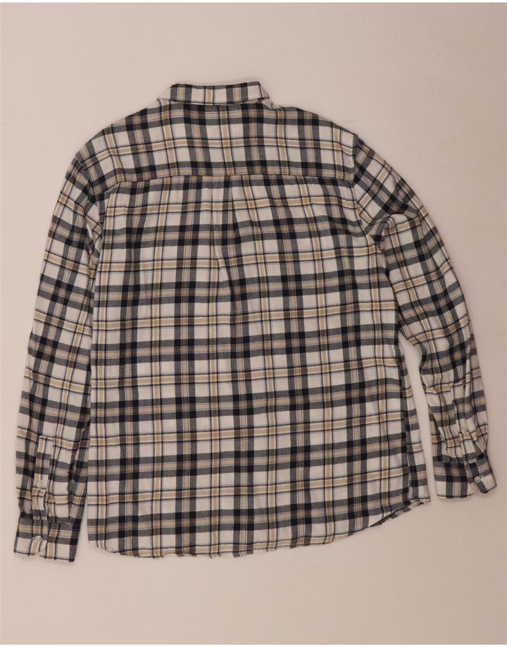 WRANGLER Мужская фланелевая рубашка стандартного кроя XL, хлопок в белую клетку