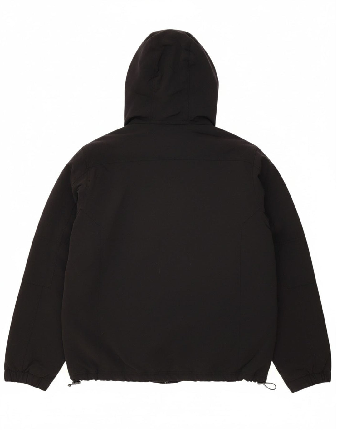 WOOLRICH Mens Hooded Padded Jacket UK 44 2XL Black Nylon
