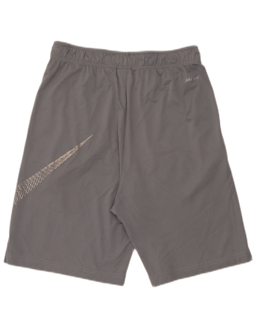 Мужские спортивные шорты Nike Dri Fit с графикой, средний серый полиэстер