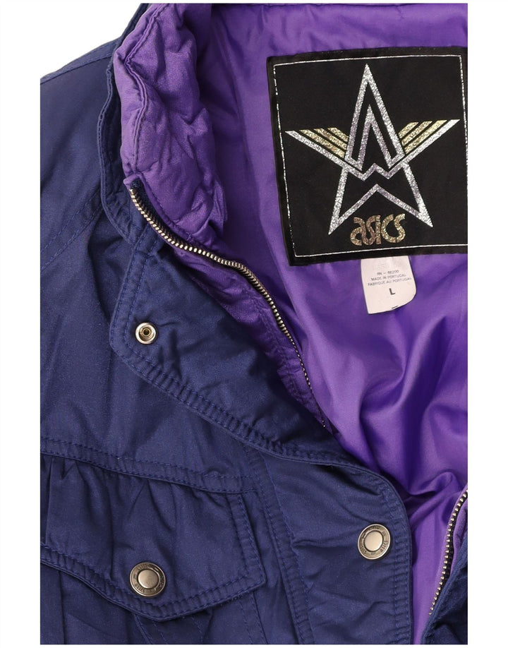 Женский лыжный комбинезон ASICS UK 16, темно-синий, большой размер