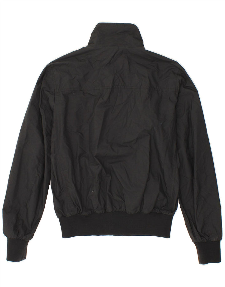 NORTH SAILS Mens Zip Bomber Jacket UK 34 XS Black Nylon Vintage North Sails and Second-Hand North Sails from Messina Hembry 