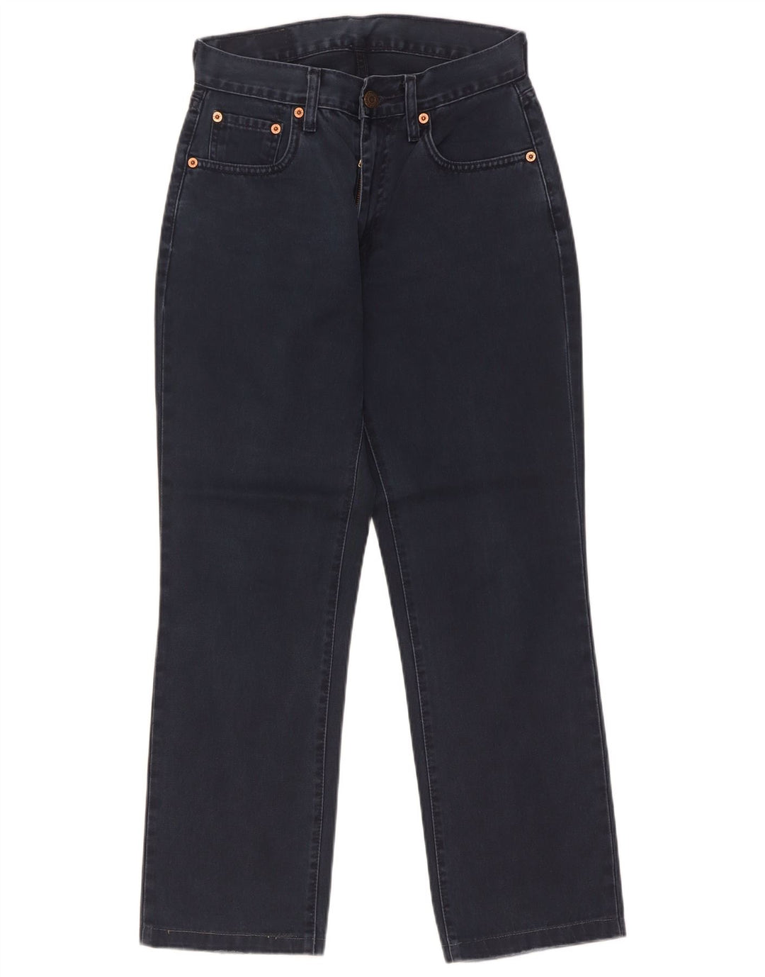 Женские прямые джинсы Levi's 595 W28 L27 темно-синие, хлопок