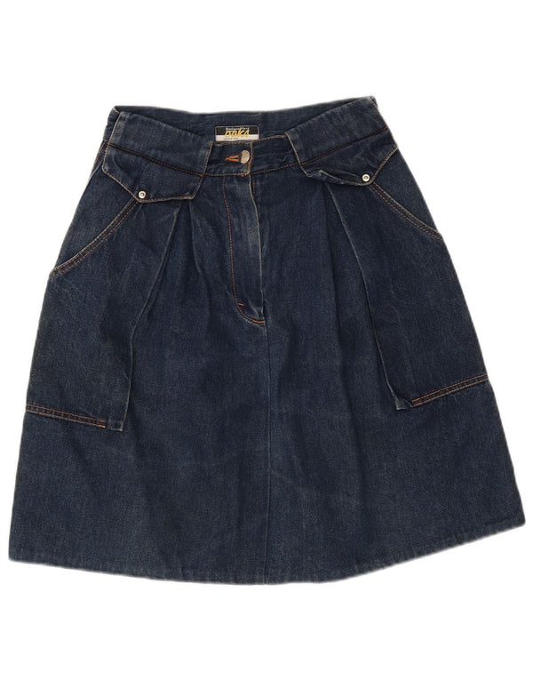 Gianfranco Ferre Женская джинсовая юбка Oaks W24 XS Темно-синяя, хлопок