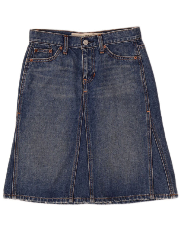Gap Womens Denim Skirt US 0 XS W26  Blue Cotton