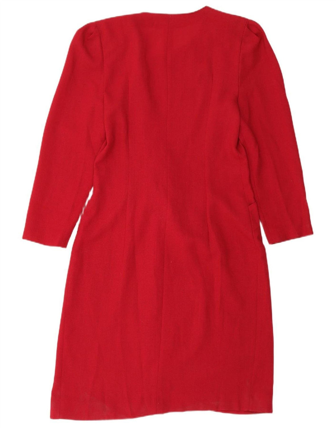MARIKA Womens Wrap Sheath Dress UK 12 Medium Red
