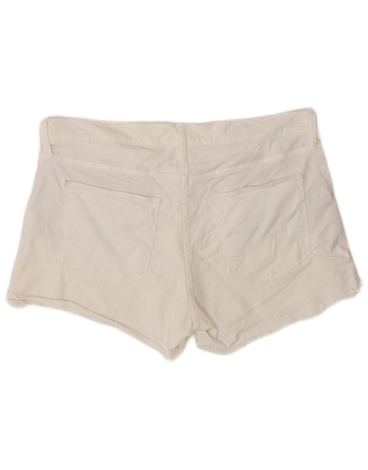 GAP Womens Denim Shorts W29 Medium White Cotton