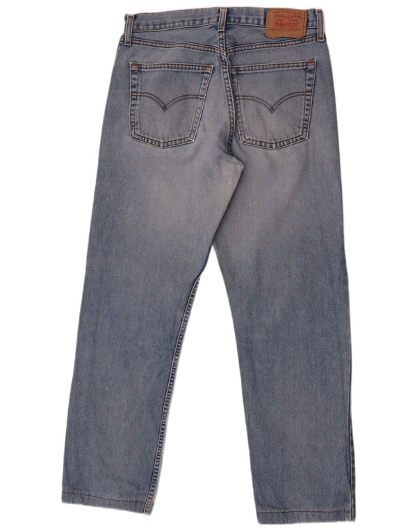 Мужские зауженные джинсы Levi's 521 W34 L30 синие, хлопок