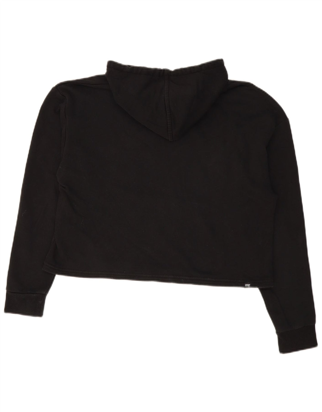 Женский укороченный джемпер с капюшоном с рисунком Puma UK 10, маленький черный