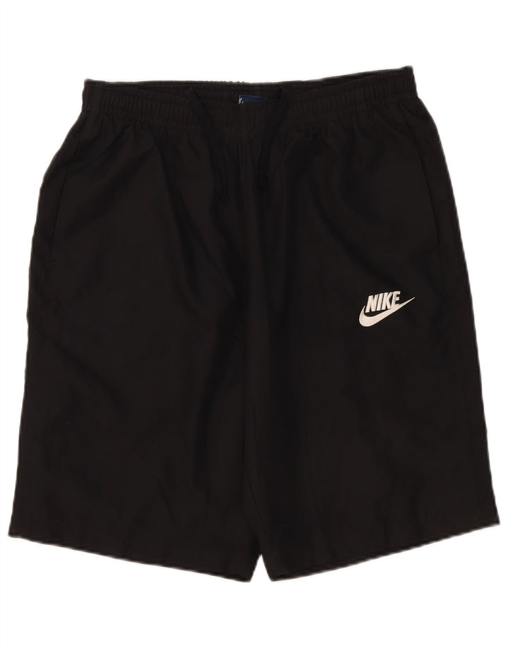 Мужские спортивные шорты Nike, большие черные, полиэстер