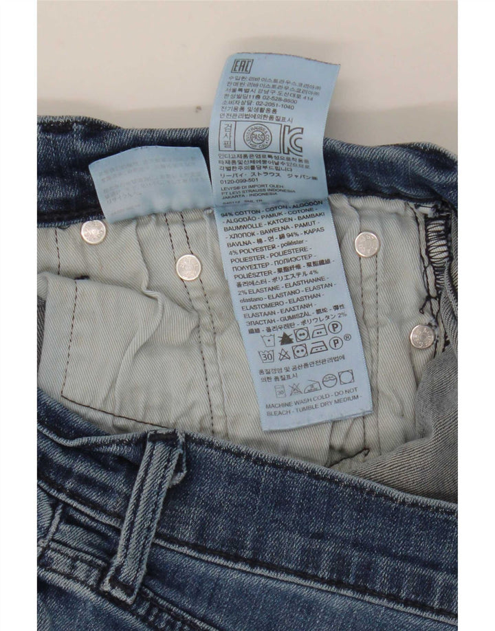 Женские узкие джинсы Levi's W29 L29, синие, хлопок