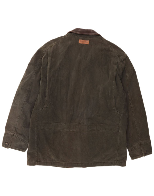 Мужская куртка MARLBORO CLASSICS UK 38, средний хаки, цветной блок