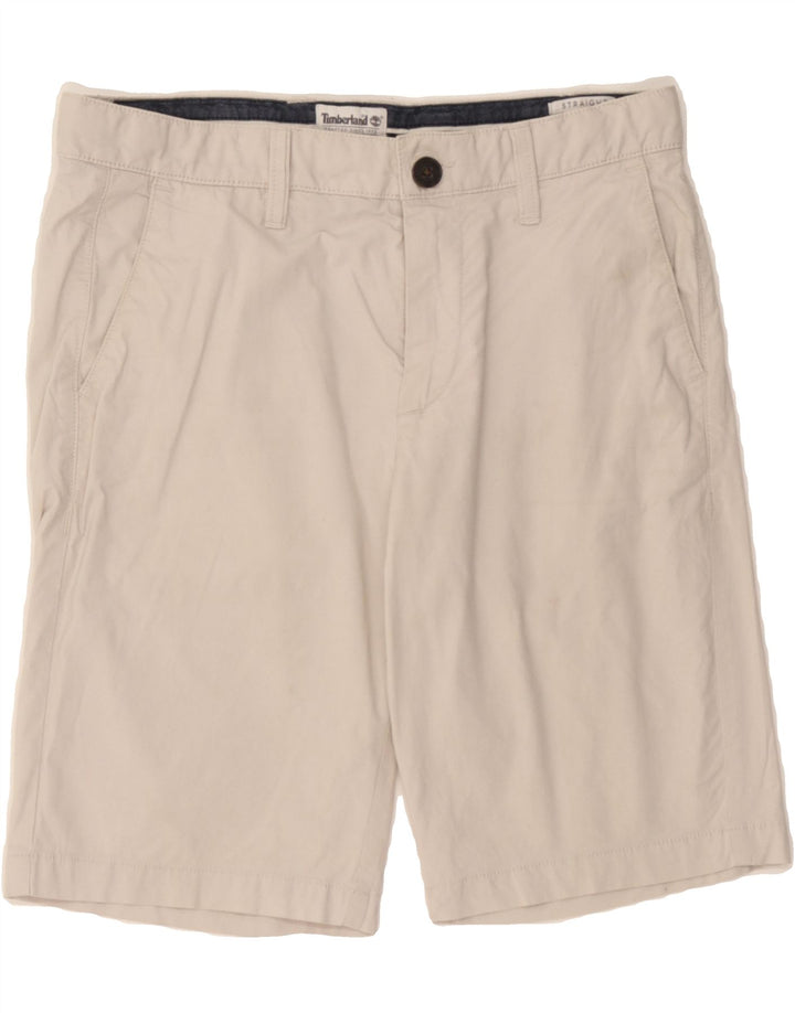 TIMBERLAND Mens Chino Shorts W30 Medium Grey Cotton Vintage Timberland and Second-Hand Timberland from Messina Hembry 