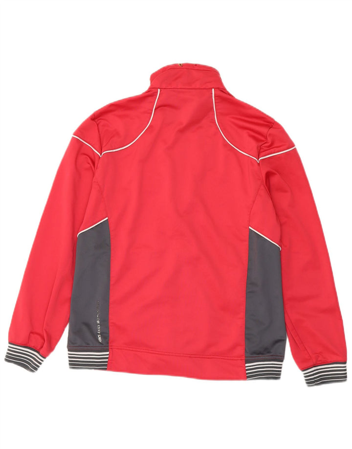 Женский спортивный костюм Asics UK 18 XL, розовый полиэстер с цветными блоками
