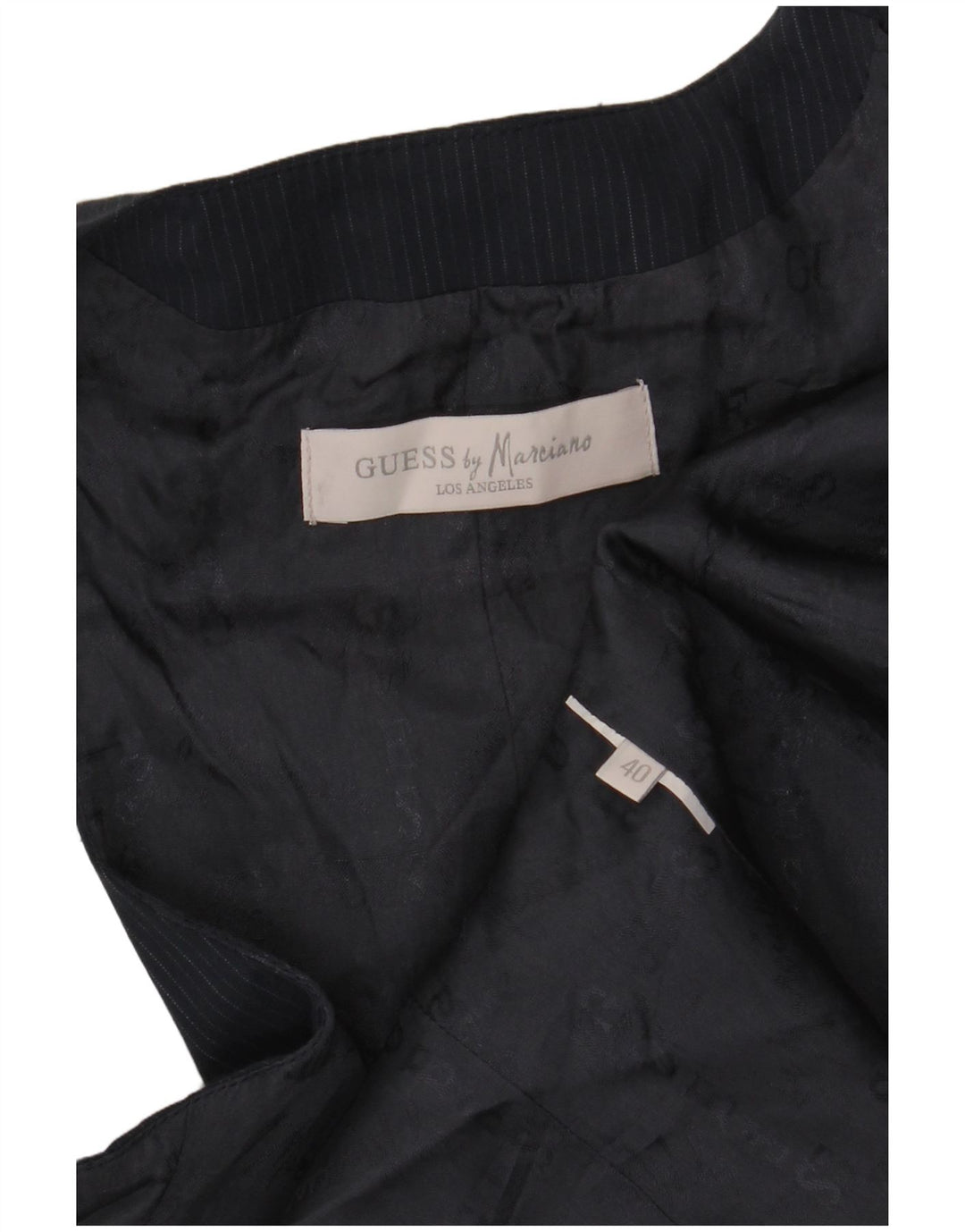 Женский жилет Guess By Marciano IT 40, маленький темно-синий в тонкую полоску