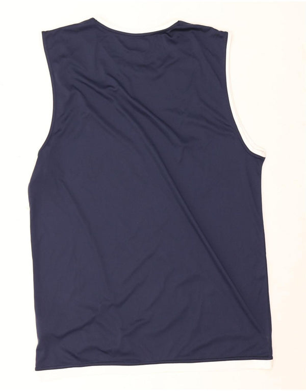 Мужской жилет Kappa 3XL темно-синий из полиэстера