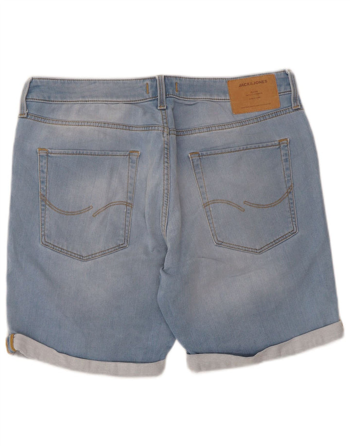 JACK & JONES Джинсовые шорты мужские большие W34 синие, хлопок