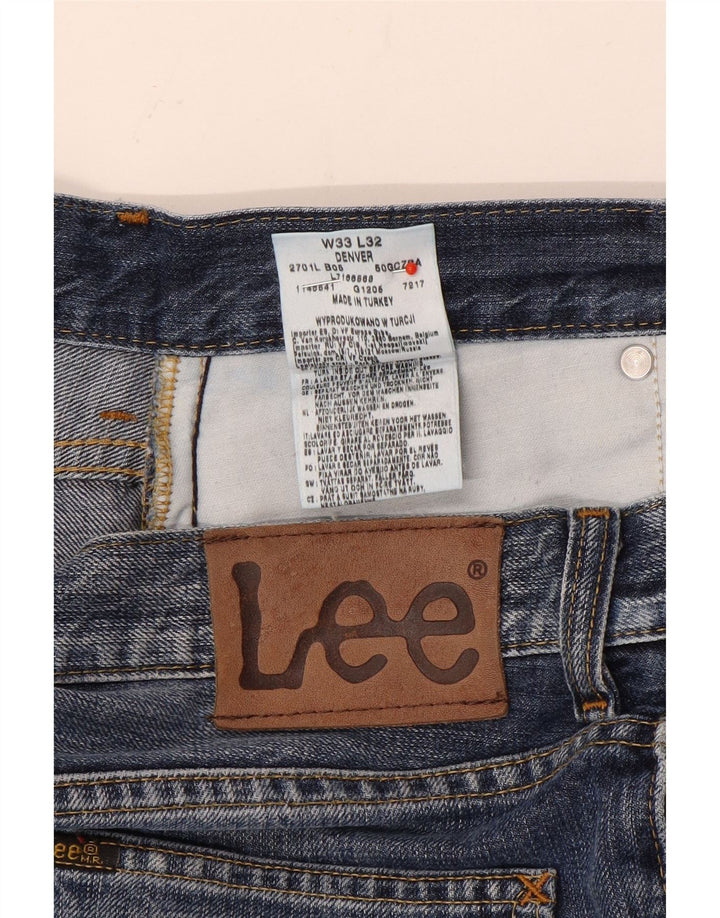 Джинсы Lee Mens Denver Bootcut W33 L32 Темно-синие, хлопок