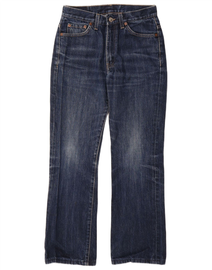 Мужские джинсы Bootcut с винтовкой W28 L28, синий хлопок