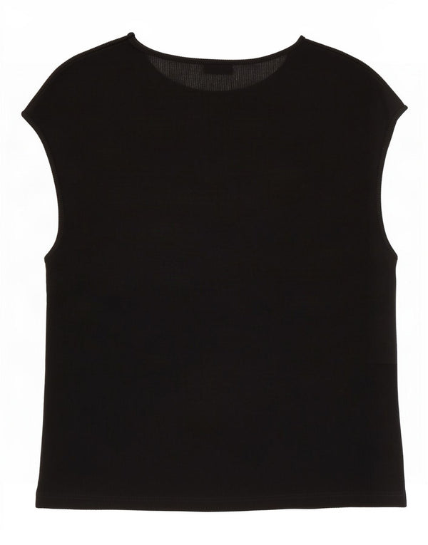 Женская футболка Zara Top UK 10, маленькая черная