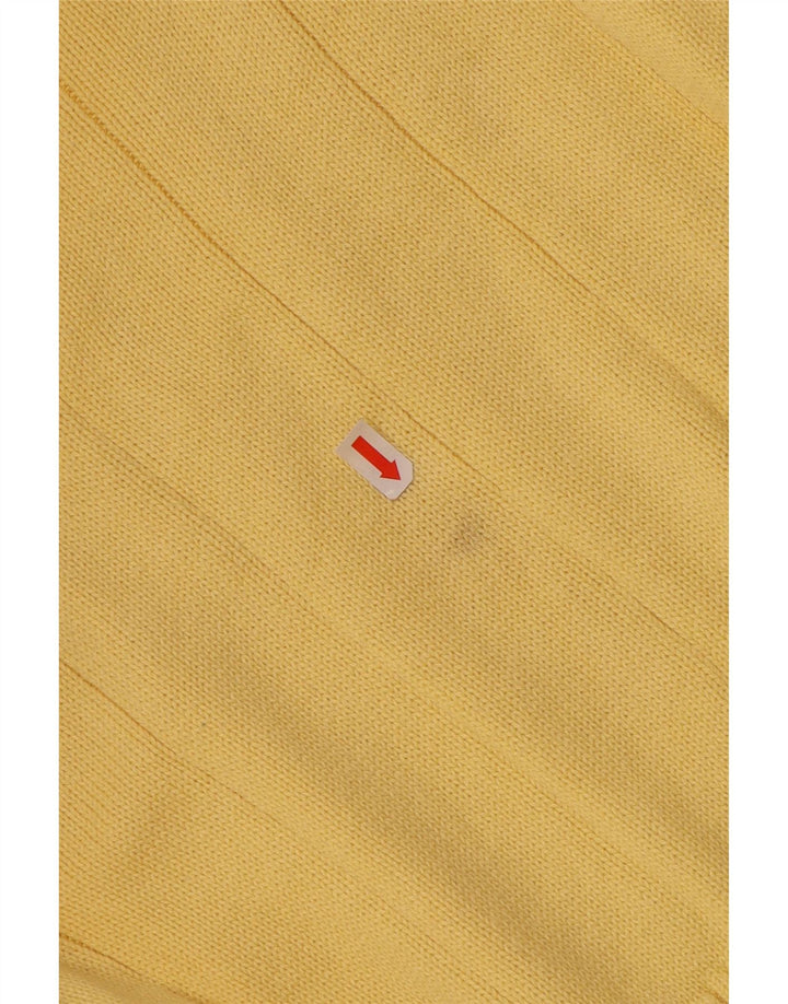 TOMMY HILFIGER Мужской джемпер с v-образным вырезом XL, желтый хлопок