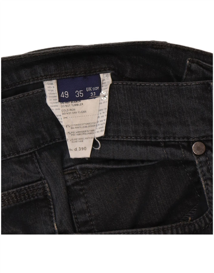 Мужские прямые джинсы Trussardi W33 L34 темно-синие, хлопок