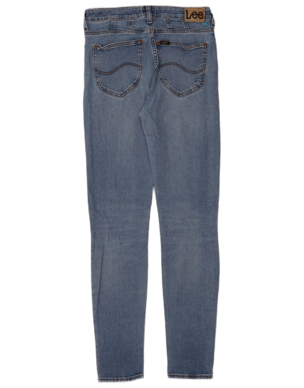 Lee Womens Skinny Jeans W29 L33 Blue Cotton