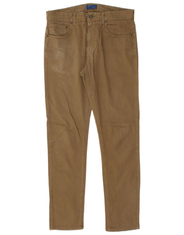 Мужские повседневные брюки скинни Zara EU 40 Medium W31 L30 Коричневые