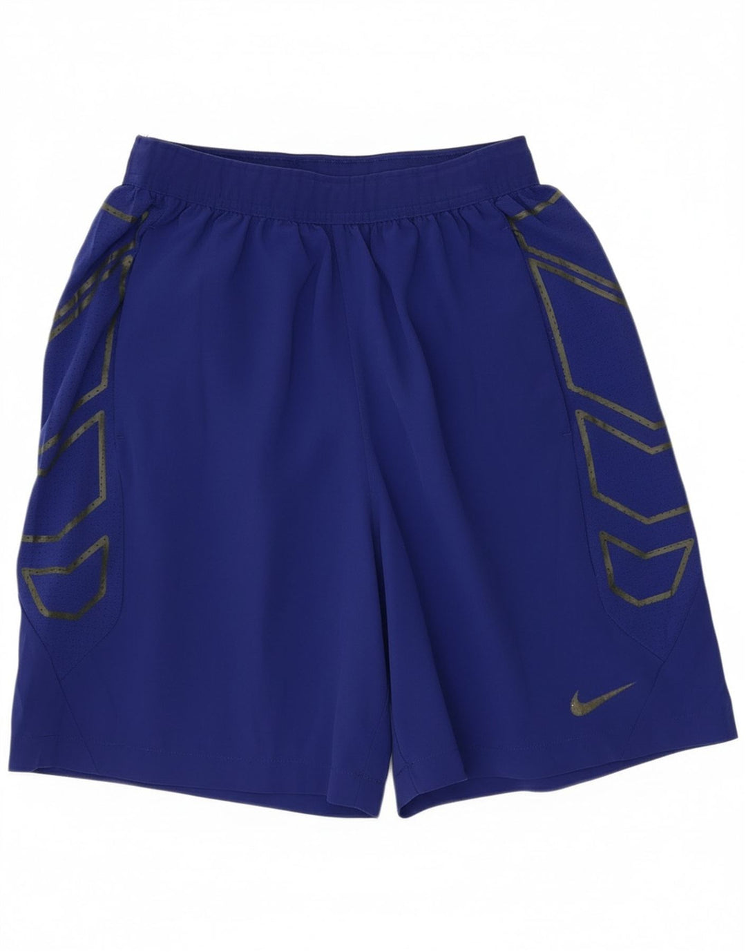 Мужские спортивные шорты Nike с графическим рисунком, средний синий полиэстер