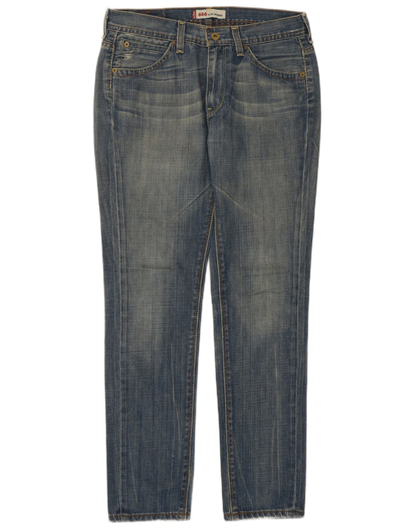Женские зауженные джинсы Levi's 686 W30 L29 синие